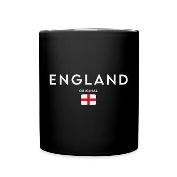 Flag of England, British pride - Full Colour Mug - black - Front