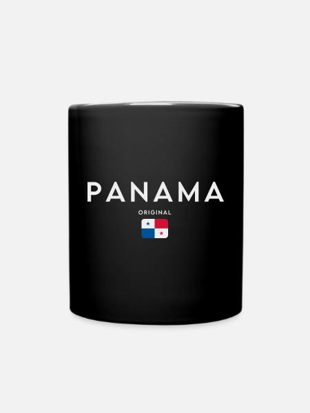 Panamanian flag, Panamanian pride - Full Colour Mug - black