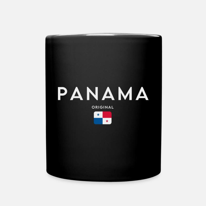 Panamanian flag, Panamanian pride - Full Colour Mug - black