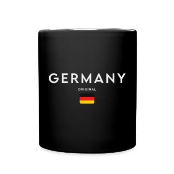 Flag of Germany, German pride - Full Colour Mug - black - Front