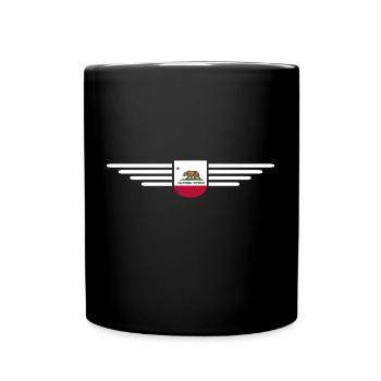 California Fan T-Shirt – Sun & Style - Mug uni - noir - Devant