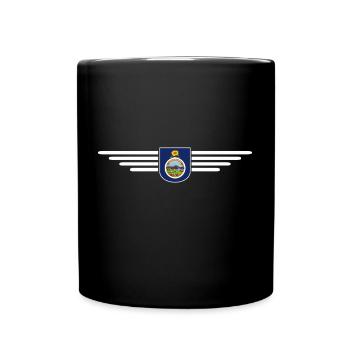 Kansas Fan T-Shirt – Dein Bundesstaat! - Tasse einfarbig - Schwarz - Vorne