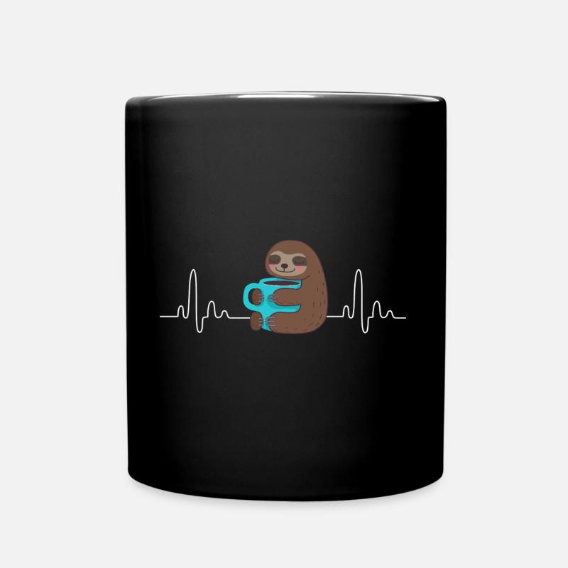 I love coffee t shirt coffee time sholt - Mug uni - noir