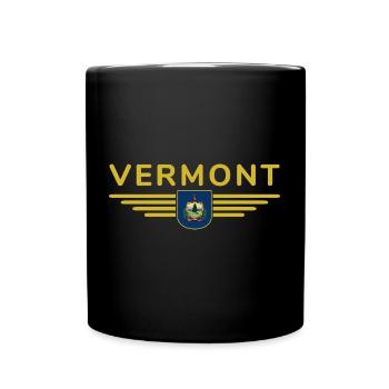Chemise de fan du Vermont – Pure Nature - Mug uni - noir - Devant