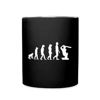 Evolution Cricket - Full Colour Mug - black - Front