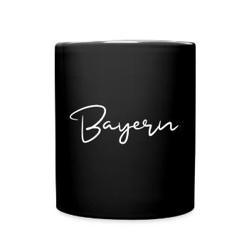Bayern - Tasse einfarbig - Schwarz - Vorne