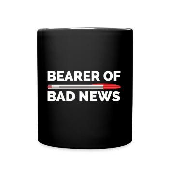 Correction de la partition du stylo rouge de l’enseignant Correction - Mug uni - noir - Devant