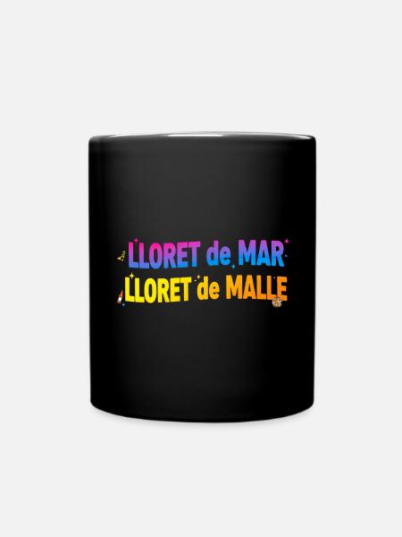 Colossos LLoret - Tasse einfarbig - Schwarz