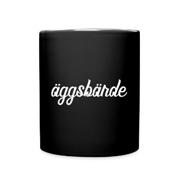 äggsbärde experte sächsischer humor lustig spruch - Tasse einfarbig - Schwarz - Vorne