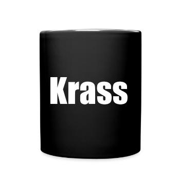 Krass - Tasse einfarbig - Schwarz - Vorne