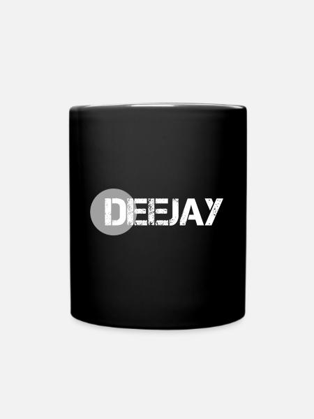 Deejay - Disc Jockey Edition - Full Colour Mug - black
