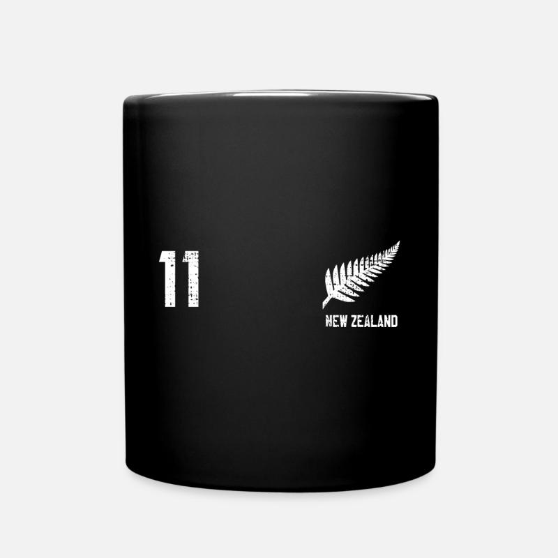 Neuseeland - Tasse einfarbig - Schwarz
