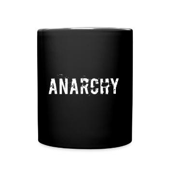 Anarchie - Tasse einfarbig - Schwarz - Vorne
