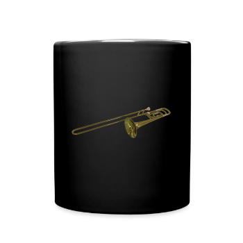 trombone - Full Colour Mug - black - Front