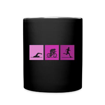 Triathlon - Mug uni - noir - Devant