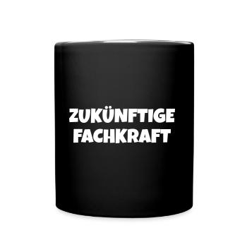 Gift for apprentices: future specialist - Full Colour Mug - black - Front