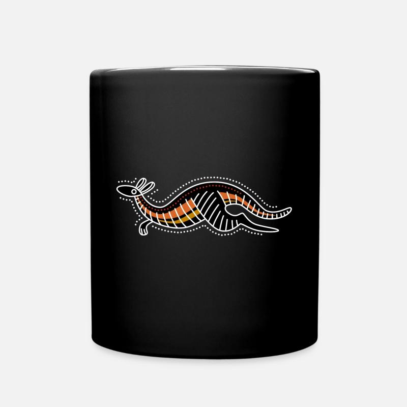 kangaroo - Tasse einfarbig - Schwarz