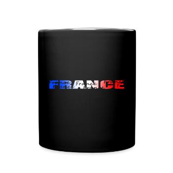 France - Full Colour Mug - black - Front