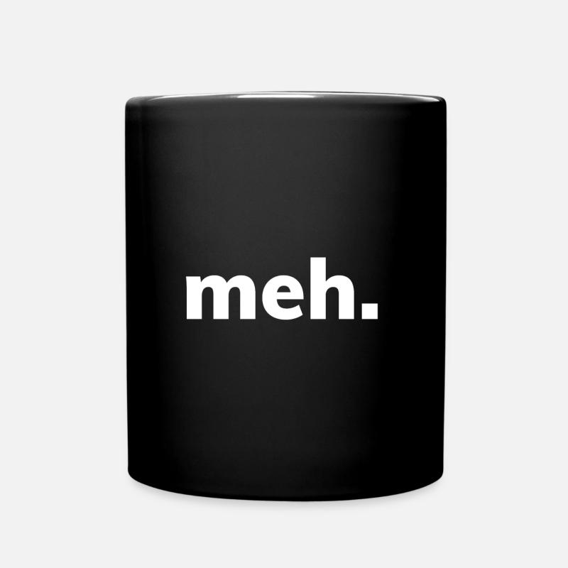 MEH. - Tasse einfarbig - Schwarz