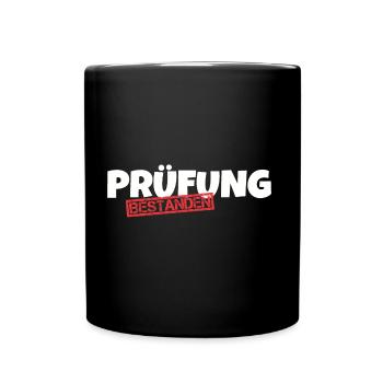 pass an exam - Full Colour Mug - black - Front