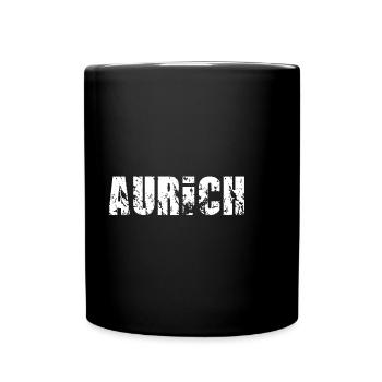 Aurich - Tasse einfarbig - Schwarz - Vorne