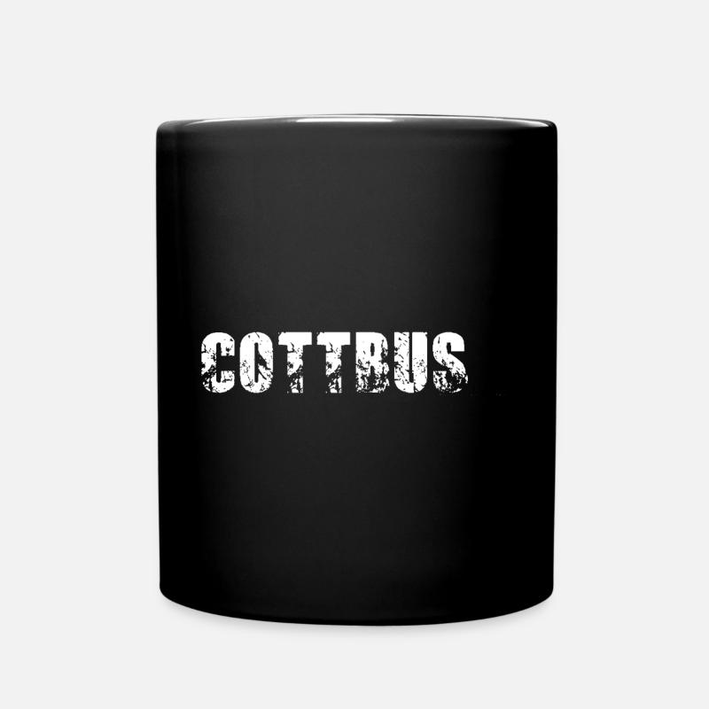 Cottbus - Tasse einfarbig - Schwarz
