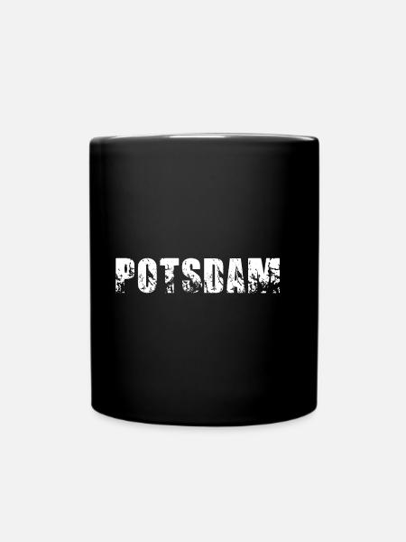 Potsdam - Tasse einfarbig - Schwarz