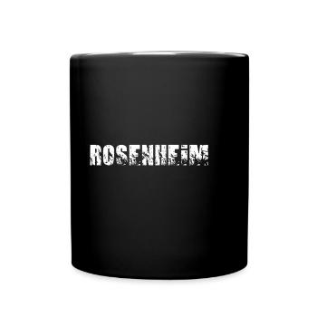 Rosenheim - Tasse einfarbig - Schwarz - Vorne