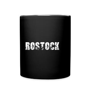 Rostock - Tasse einfarbig - Schwarz - Vorne
