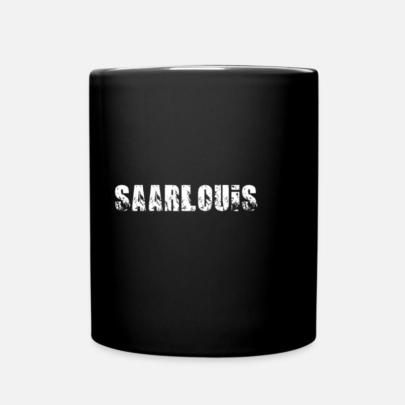 Saarlouis - Tasse einfarbig - Schwarz