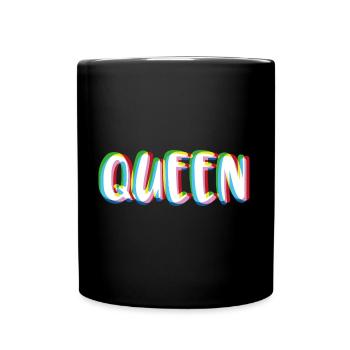 King - Queen partner look - Full Colour Mug - black - Front