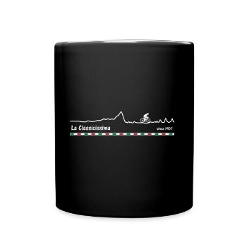 Mailand San Remo - Tasse einfarbig - Schwarz - Vorne