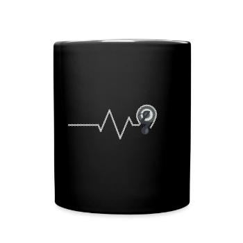 Bicycle Heartbeat - Mug uni - noir - Devant