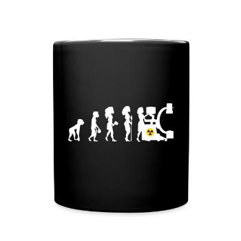 Humor Manip Block Radio für Frauen Radiologie - Tasse einfarbig - Schwarz - Vorne