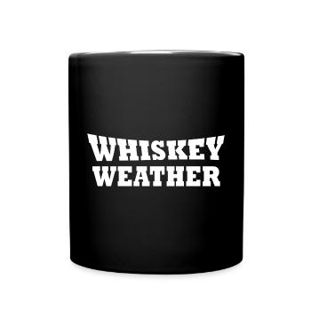 funny Whiskey sayings - Full Colour Mug - black - Front