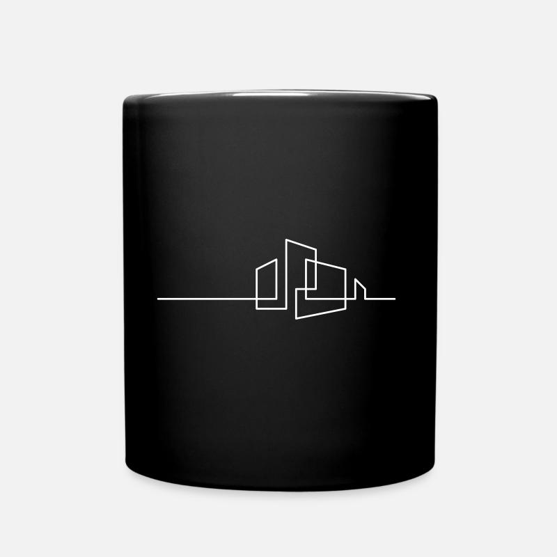 Architektur Logo - Tasse einfarbig - Schwarz