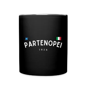 Partenopei Napoli 1926 Vintage-Logo - Tasse einfarbig - Schwarz - Vorne
