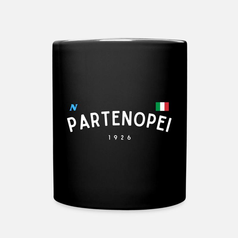 Partenopei Napoli 1926 Vintage-Logo - Tasse einfarbig - Schwarz