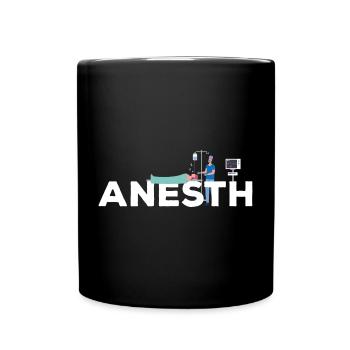 Anesth Gift Doctor Iade Nurse anesthetist - Full Colour Mug - black - Front