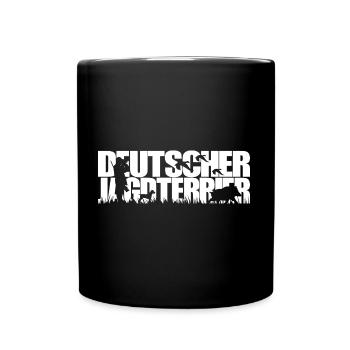 DEUTSCHER JAGDTERRIER Jagdhunde Jagdhund Wilsigns - Tasse einfarbig - Schwarz - Vorne