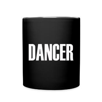 dancer break hip hop dance dance love music disco - Full Colour Mug - black - Front