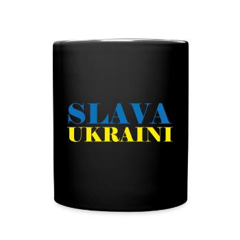 Slava Ukraini No War Frieden Paix - Mug uni - noir - Devant