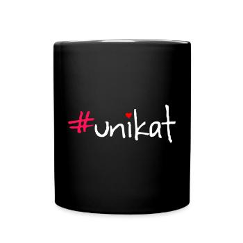#unikat - Tasse einfarbig - Schwarz - Vorne