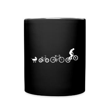 Trial Evolution Vélo Essais VTT - Mug uni - noir - Devant
