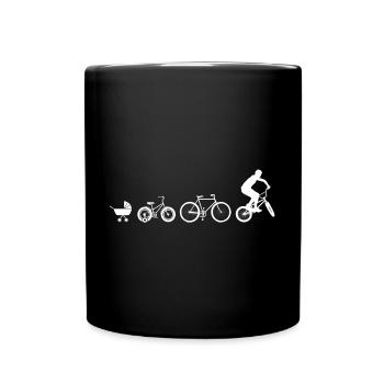 Évolution du BMX - Mug uni - noir - Devant