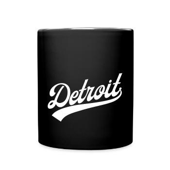 Detroit - Full Colour Mug - black - Front