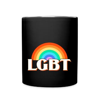 LGBT - Full Colour Mug - black - Front