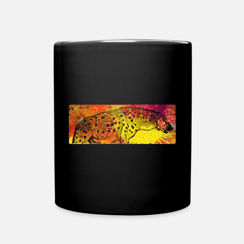 Hyäne - Tasse einfarbig - Schwarz