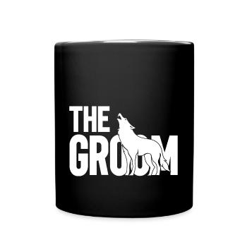 The Groom - Der Bräutigam - Tasse einfarbig - Schwarz - Vorne