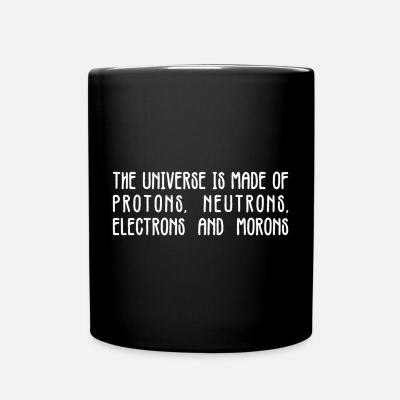 Universum Protonen Neutronen T-Shirt - Tasse einfarbig - Schwarz
